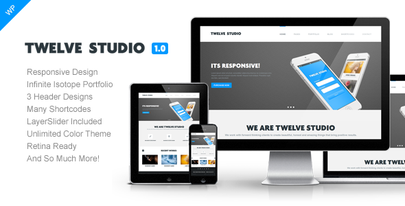 Twelve Studio - WordPress Responsive Theme