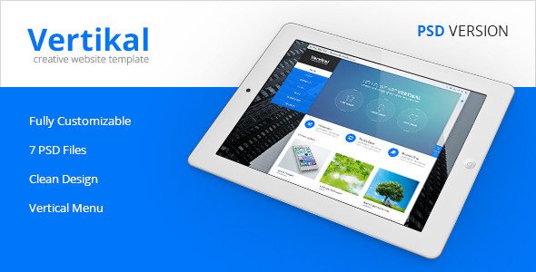 Vertikal - Creative PSD Template
 FXTheme
