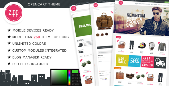 Zipp - OpenCart Premium Theme
 FXTheme