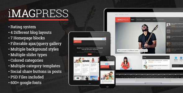 iMagPress - Flat Magazine Theme 
 FXTheme