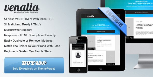 'Venalia' - Responsive And Modular Email Template
 FXTheme