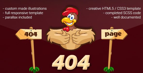404 Error Cartoon Page
 FXThemeSiteTemplates