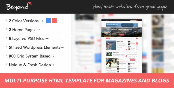 Beyond - Multi-purpose HTML Template
 FXTheme