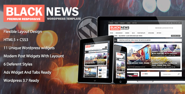 BlackNews - News & Magazine Premium WordpressTheme
 FXTheme