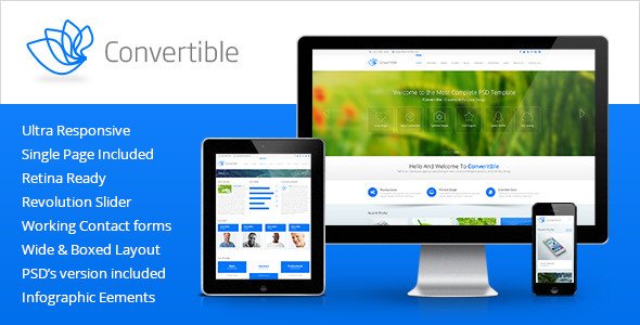 Convertible - Responsive HTML5 Template
 FXTheme