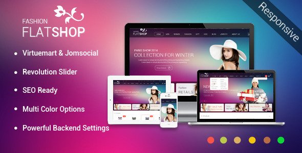 FlatShop - Virtuemart & JomSocial Template
 FXTheme