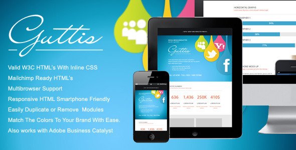 Guttis - Responsive Email Newsletter Template
 FXTheme