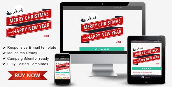 Happy New Year  – Responsive Email Templates
 FXTheme