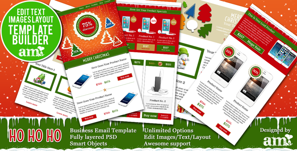 HoHoHo - Holiday Business Email HTML With Builder
 FXTheme