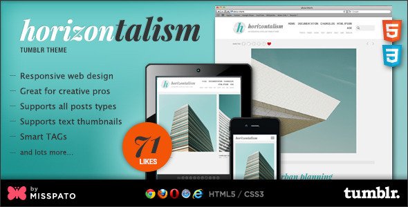 Horizontalism Tumblr Theme
 FXTheme