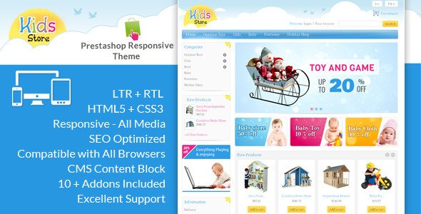 Kids Store - Prestashop Responsive Theme
 FXTheme