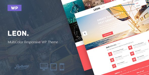 Leon. - MultiColor Responsive HTML5 WP Theme
 FXTheme