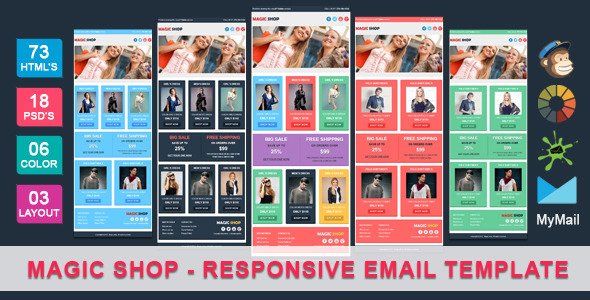 Magic Shop - Responsive Ecommerce Email Template
 FXTheme