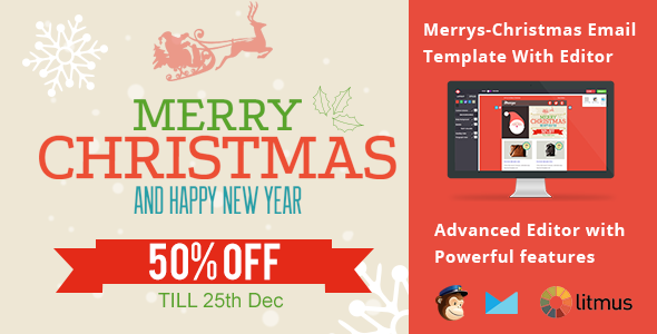 Merrys-Christmas Email Template with Editor
 FXTheme