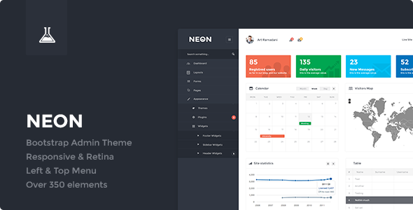Neon - Bootstrap Admin Theme
 FXTheme