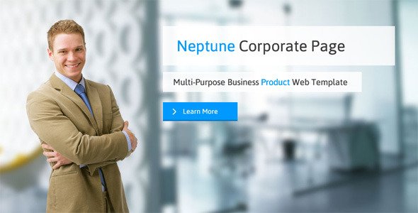 Neptune Corporate Muse Web Template
 FXTheme