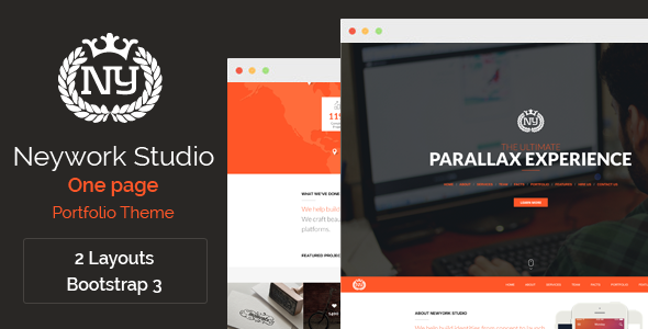 Newyork Studio - One Page Parallax Theme
 FXTheme