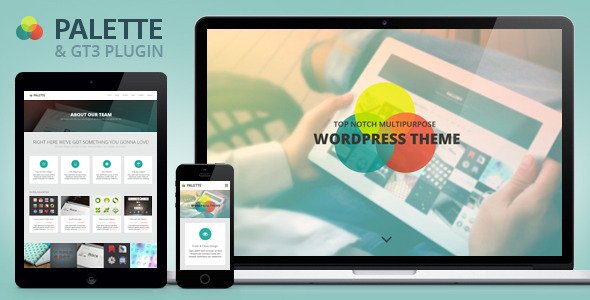 Palette - One Page Parallax WordPress Theme
 FXTheme