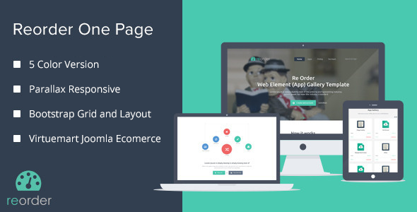 Reorder - parallax responsive  Joomla template
 FXTheme