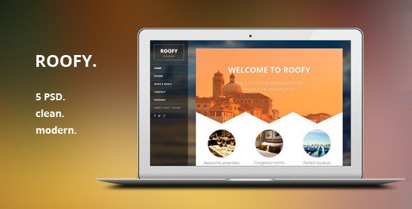 Roofy PSD
 FXThemePSDTemplates