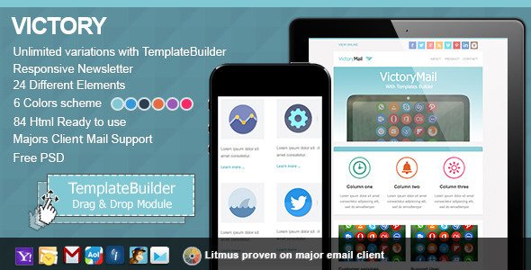 Victory Responsive E-mail With Templates Builder
 FXTheme