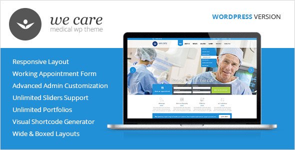 We Care - Medical & Health WordPress Theme
 FXTheme