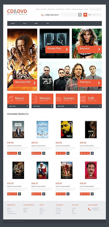 White OpenCart Template by Ares TMT