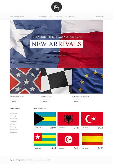White Politics VirtueMart Theme by Cowboy VirtueMart Templates TMT