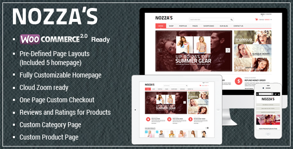WooCommerce WordPress Theme - FashionZozza
 FXTheme