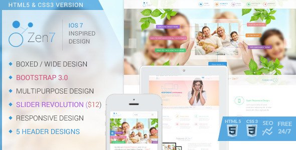 Zen7 – Premium Multi-Purpose Responsive Template
 FXTheme
