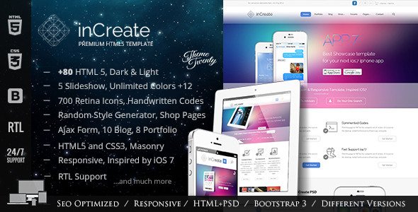 inCreate - Multipurpose HTML5 Website Template
 FXTheme