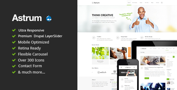 Astrum - Responsive Drupal Theme
 FXTheme