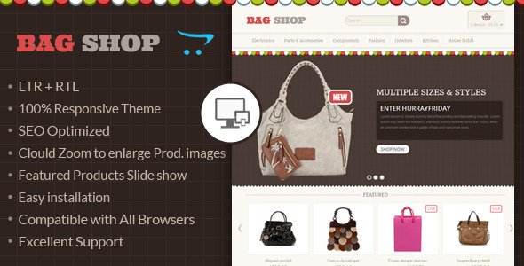 Bag Shop - OpenCart Responsive Theme
 FXTheme