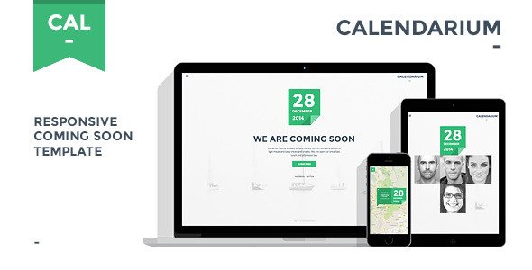 Calendarium - Responsive Coming Soon Template
 FXTheme