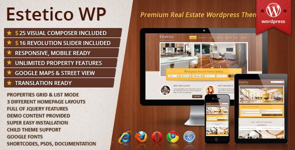 Estetico Premium Real Estate WP Theme
 FXTheme