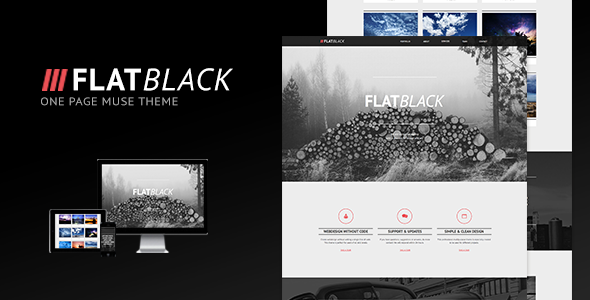 Flatblack - One Page Muse Theme
 FXTheme