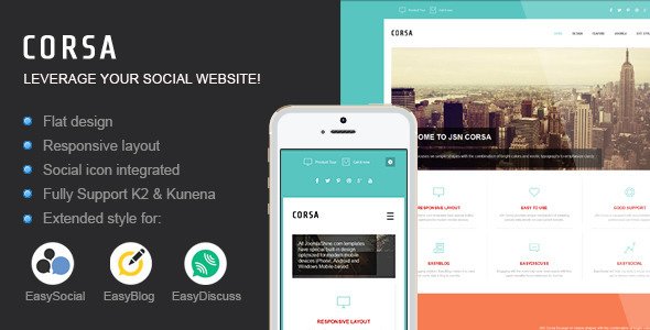 JSN Corsa - Leverage your social website
 FXTheme