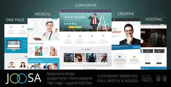 Joosa - Responsive MultiPurpose HTML5 Template
 FXTheme