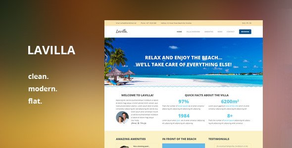 Lavilla PSD
 FXThemePSDTemplates