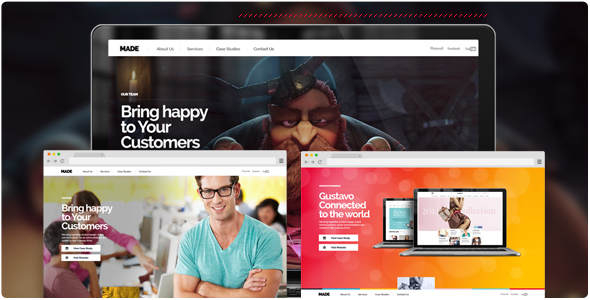 MADE - Parallax One Page Portfolio - Fullscreen
 FXTheme