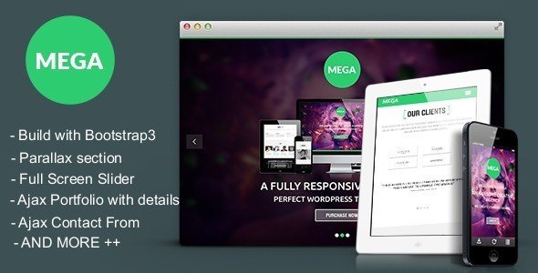 MEGA -Responsive onepage Parallax Template
 FXTheme
