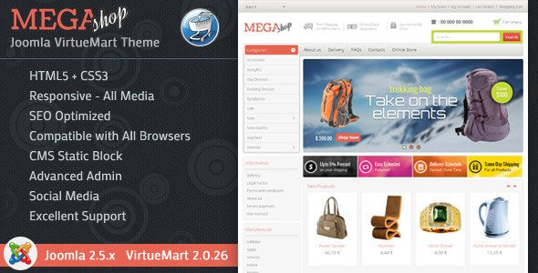Mega Shop - VirtueMart Responsive Theme
 FXTheme