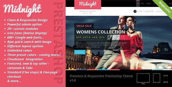 Midnight - Premium & Responsive Prestashop Theme
 FXTheme