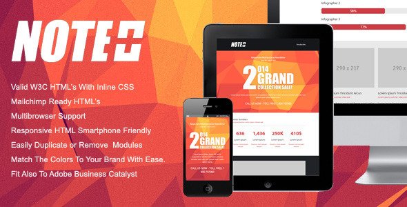 NOTE - Responsive Email Newsletter Template
 FXTheme