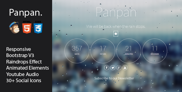 Panpan - Responsive Coming Soon Template
 FXTheme