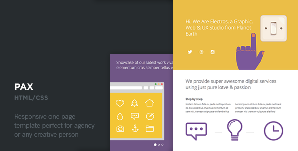 Pax - One Page Responsive Template
 FXTheme