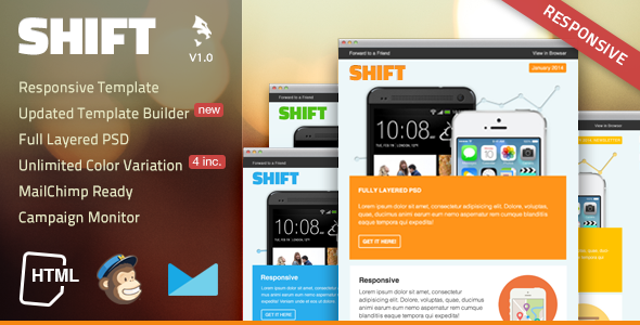 Shift Responsive Email Template
 FXTheme