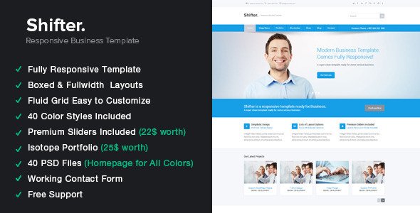 Shifter - Responsive HTML5 Template 
 FXTheme
