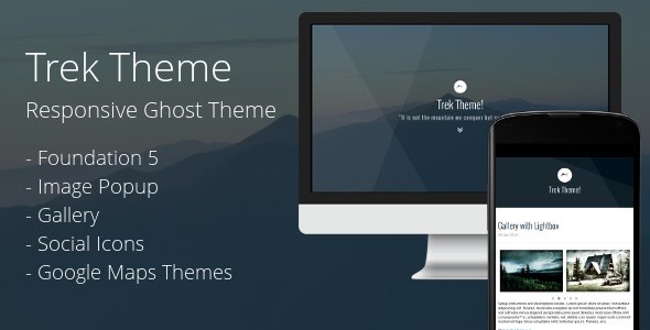 Trek: Responsive Ghost Theme
 FXTheme