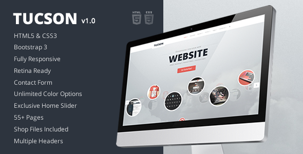 Tucson - Responsive HTML5 Template
 FXTheme